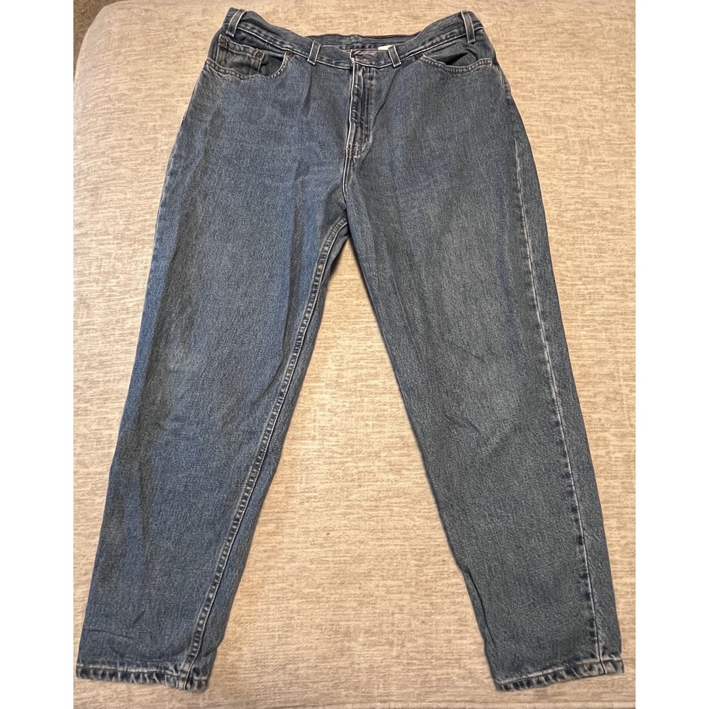 Vintage Levi's 550 Women's Jeans 20W Short Made in USA Relaxed Fit Tapered Leg